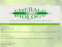 Tablet Screenshot of emeraldbiology.com